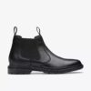Botines Chelsea de cuero negro para hombre Burchill Up Botines Chelsea de cuero negro para hombre Burchill Up