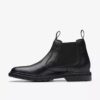 Botines Chelsea de cuero negro para hombre Burchill Up Botines Chelsea de cuero negro para hombre Burchill Up