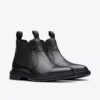 Botines Chelsea de cuero negro para hombre Burchill Up Botines Chelsea de cuero negro para hombre Burchill Up