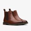 Botines Chelsea Jaxen Easy de cuero marrón claro para hombre Botines Chelsea Jaxen Easy de cuero marrón claro para hombre