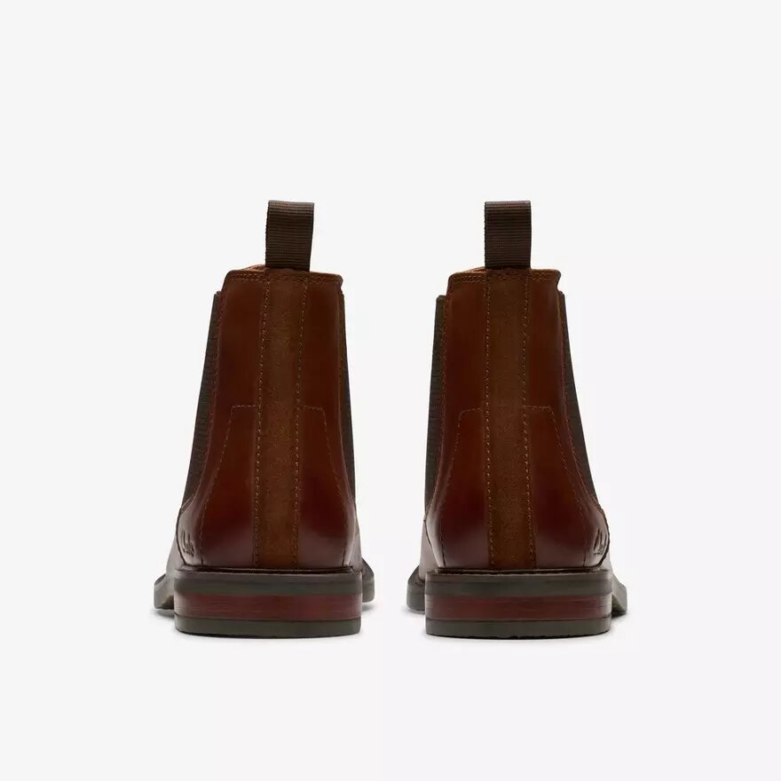 Botines Chelsea Jaxen Easy de cuero marrón claro para hombre Botines Chelsea Jaxen Easy de cuero marrón claro para hombre