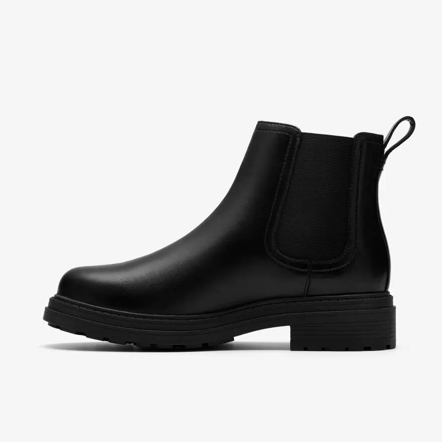 Botines Chelsea Orinoco3 Lane de cuero negro para mujer Botines Chelsea Orinoco3 Lane de cuero negro para mujer