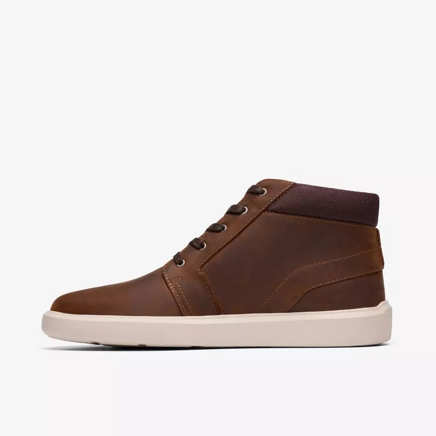 Botines de caña media Brodin para hombre en color cera de abeja Botines de caña media Brodin para hombre en color cera de abeja
