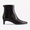 Botines de cuero negro Edina Up para mujer Botines de cuero negro Edina Up para mujer