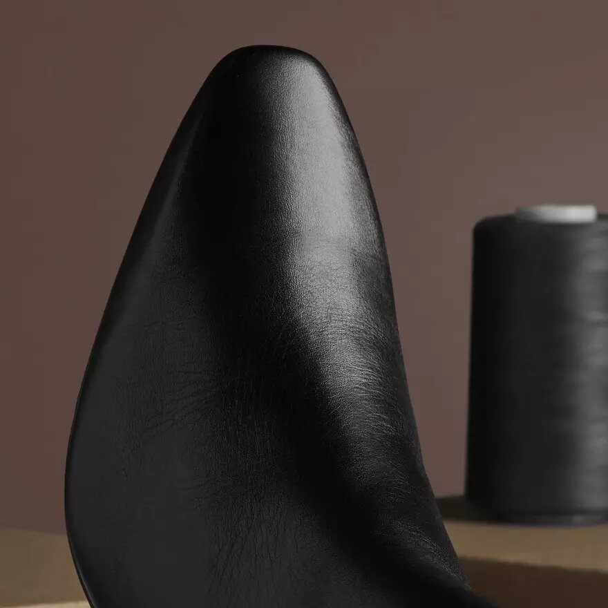 Botines de cuero negro Edina Up para mujer Botines de cuero negro Edina Up para mujer