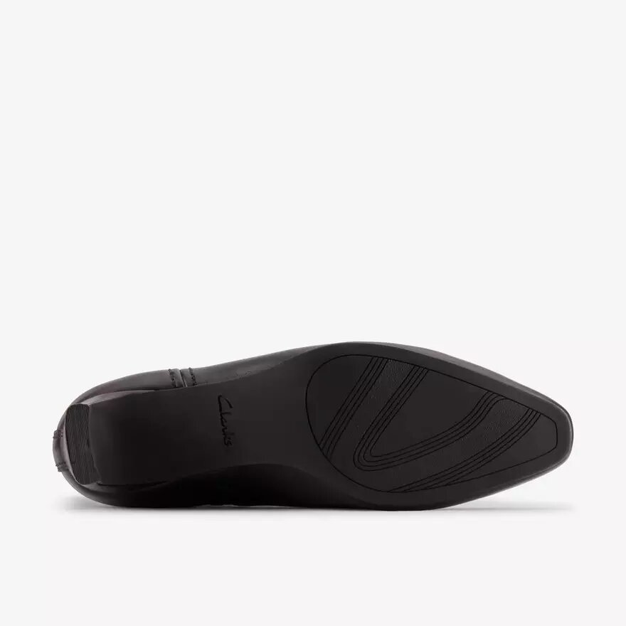 Botines de cuero negro Edina Up para mujer Botines de cuero negro Edina Up para mujer