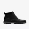 Botines de cuero negro Maplewalk Rise para hombre Botines de cuero negro Maplewalk Rise para hombre