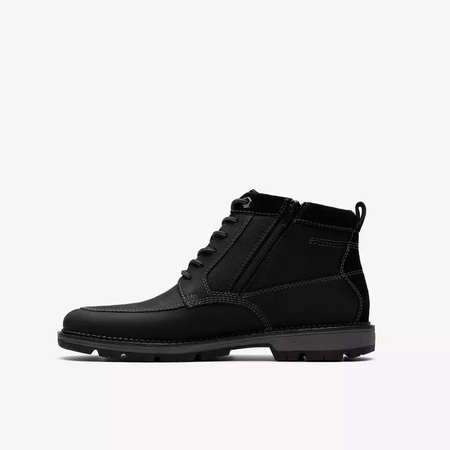 Botines de cuero negro Maplewalk Rise para hombre Botines de cuero negro Maplewalk Rise para hombre