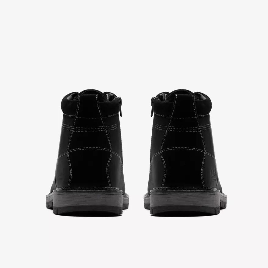 Botines de cuero negro Maplewalk Rise para hombre Botines de cuero negro Maplewalk Rise para hombre