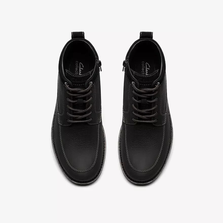 Botines de cuero negro Maplewalk Rise para hombre Botines de cuero negro Maplewalk Rise para hombre