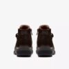Botines de piel marrón oscuro Certina Joy para mujer