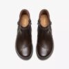 Botines de piel marrón oscuro Certina Joy para mujer