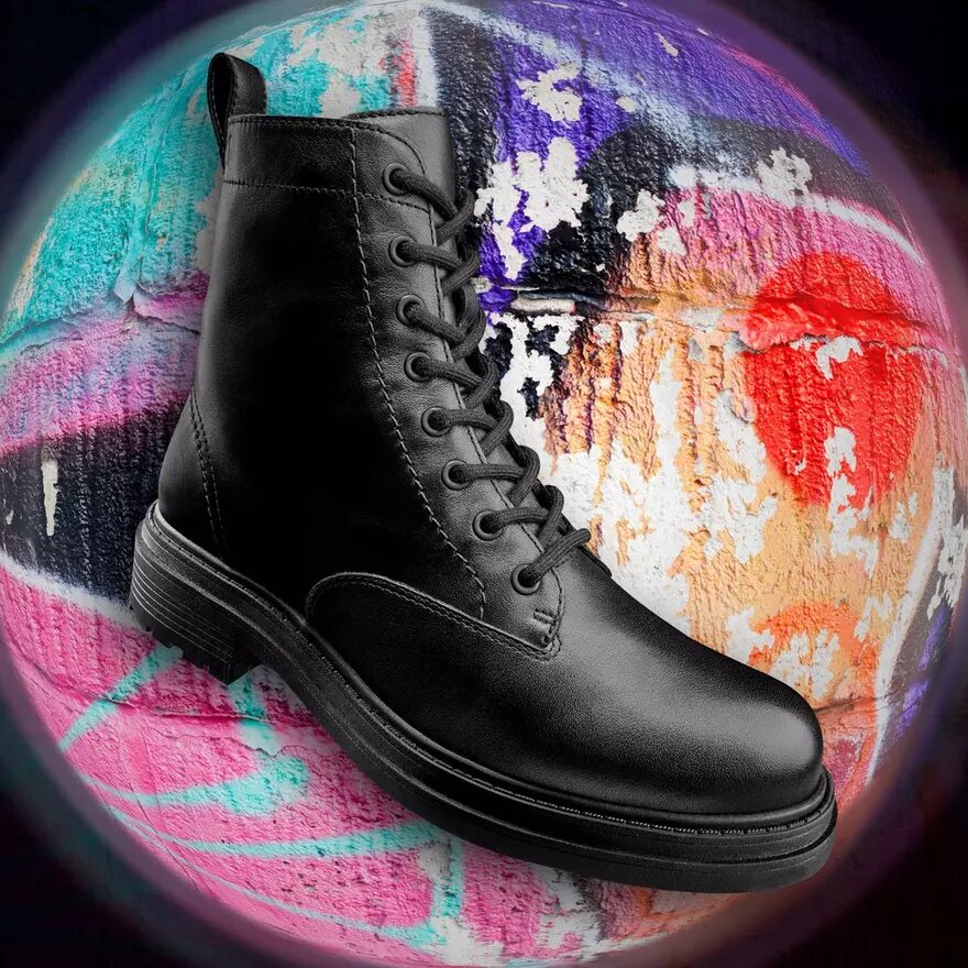 Botines de piel negra para mujer modelo Orinoco3 Botines de piel negra para mujer modelo Orinoco3