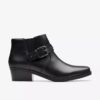 Botines de piel negros Danyelle Wish para mujer Botines de piel negros Danyelle Wish para mujer