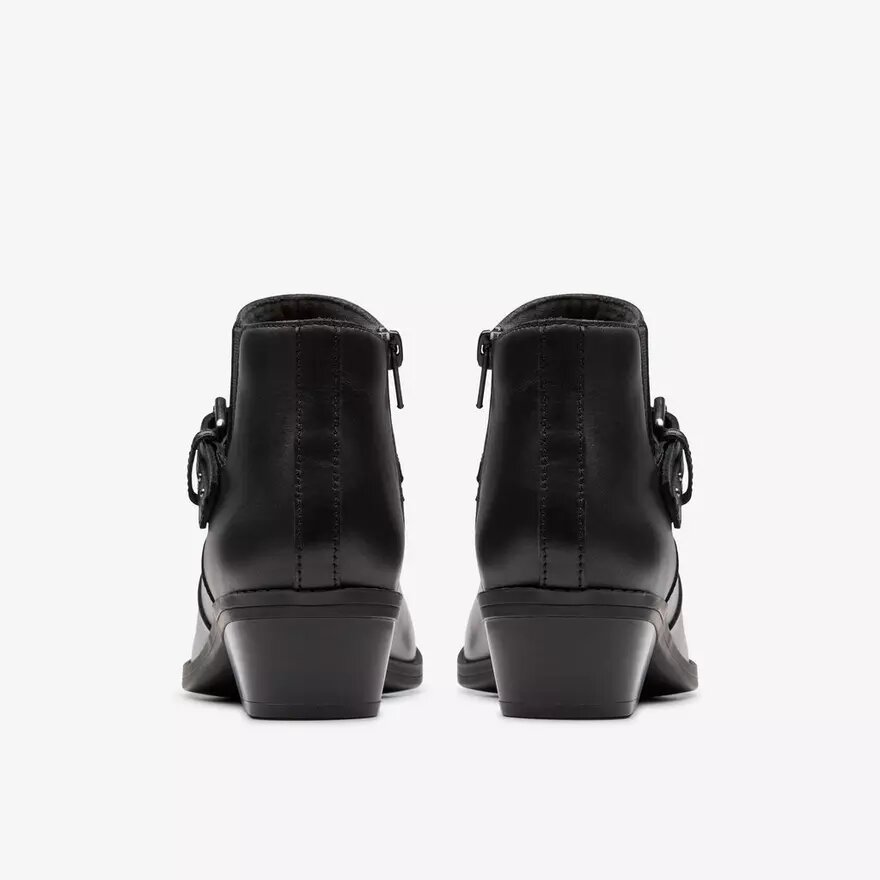Botines de piel negros Danyelle Wish para mujer Botines de piel negros Danyelle Wish para mujer