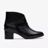 Botines de piel negros Shaya Sky para mujer