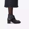 Botines de piel negros Shaya Sky para mujer