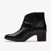 Botines de piel negros Shaya Sky para mujer