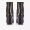 Botines Fernie Zip de cuero negro para mujer Botines Fernie Zip de cuero negro para mujer