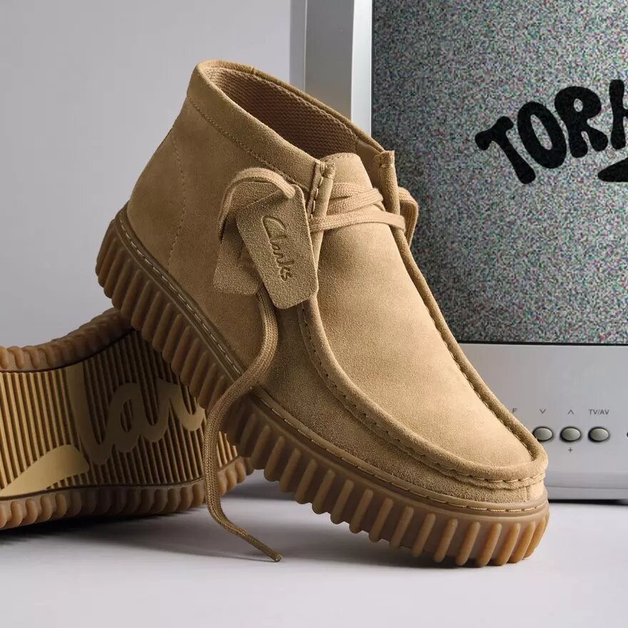 Botines Torhill Hi de ante color arena oscuro Botines Torhill Hi de ante color arena oscuro