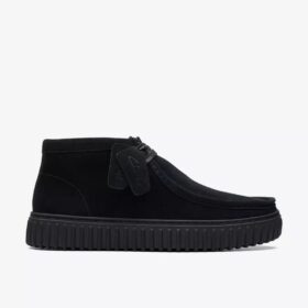 Botines Torhill Hi de ante negro