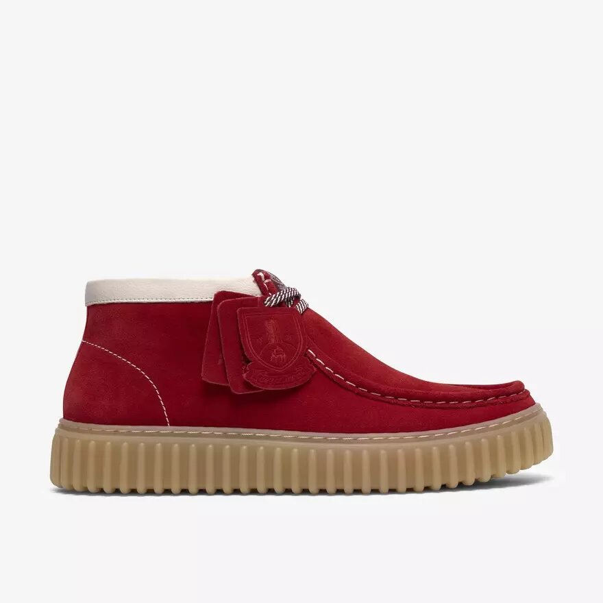 Botines Torhill Hi de ante rojo para hombre Botines Torhill Hi de ante rojo para hombre