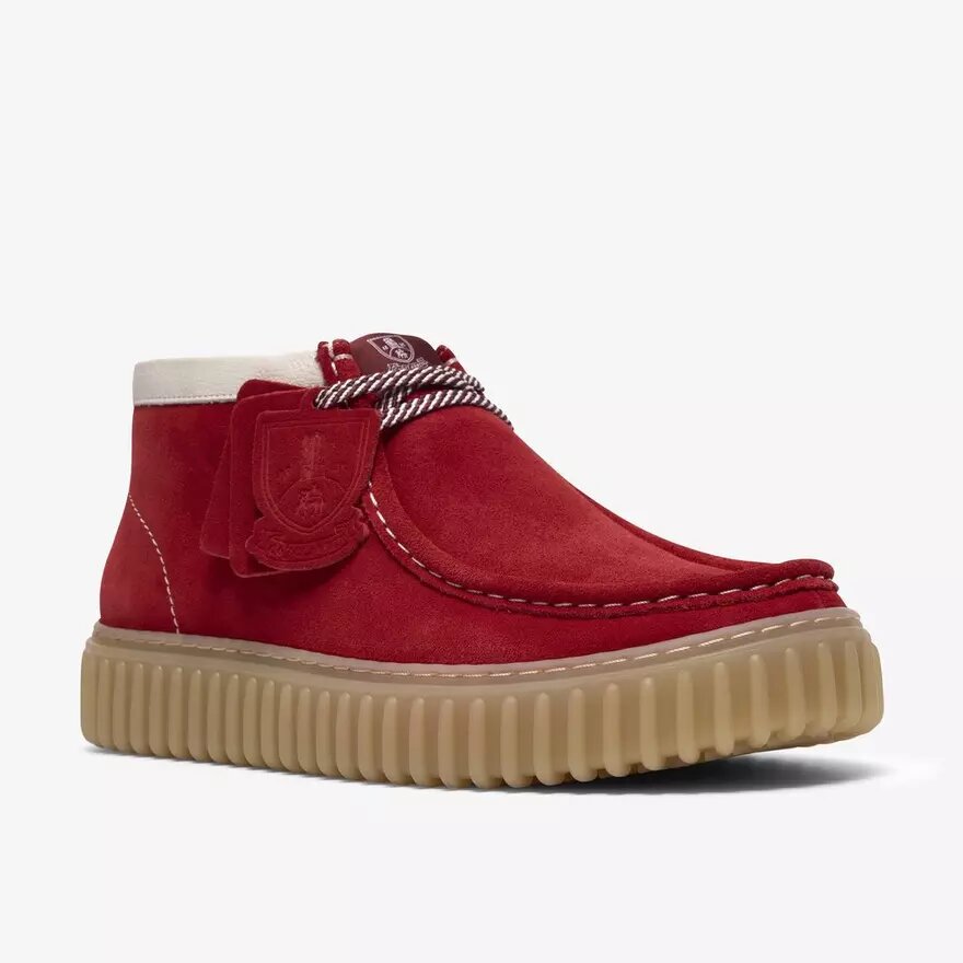 Botines Torhill Hi de ante rojo para hombre Botines Torhill Hi de ante rojo para hombre