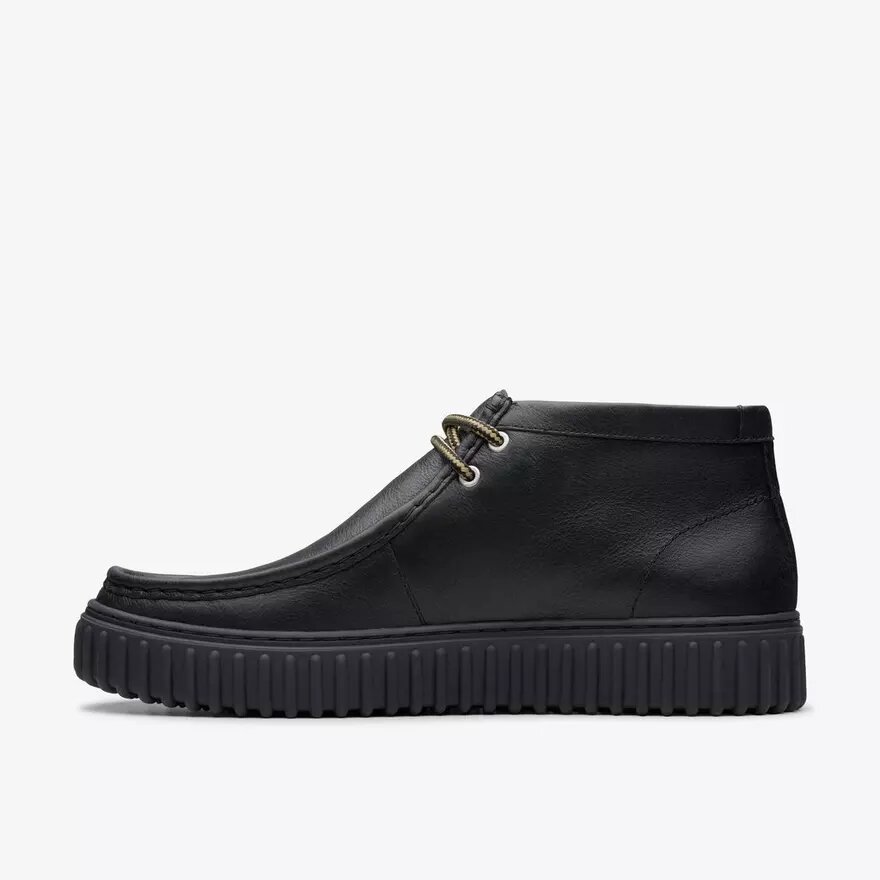 Botines Torhill Hi de cuero negro para hombre Botines Torhill Hi de cuero negro para hombre