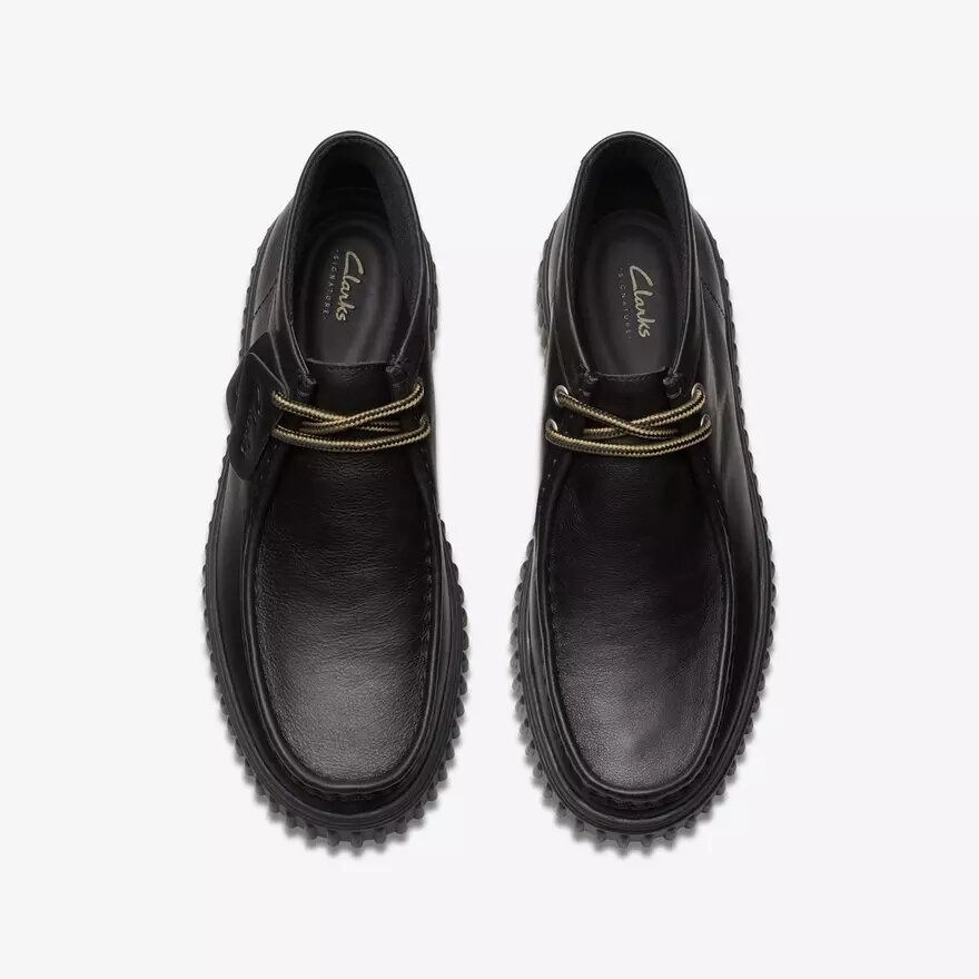 Botines Torhill Hi de cuero negro para hombre Botines Torhill Hi de cuero negro para hombre