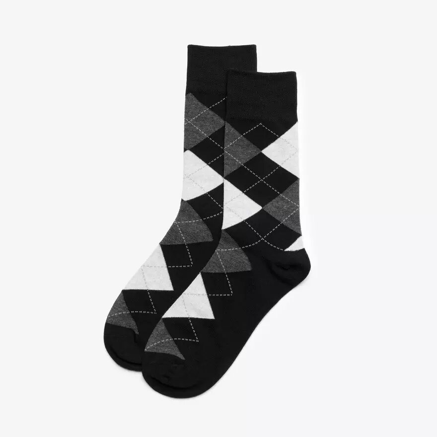 Calcetines de caña alta «Interest» en gris oscuro Calcetines de caña alta «Interest» en gris oscuro
