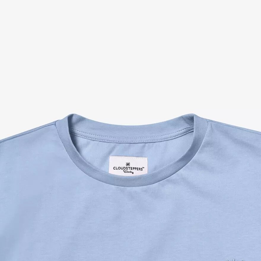 Camiseta Cloudsteppers Core azul claro Camiseta Cloudsteppers Core azul claro
