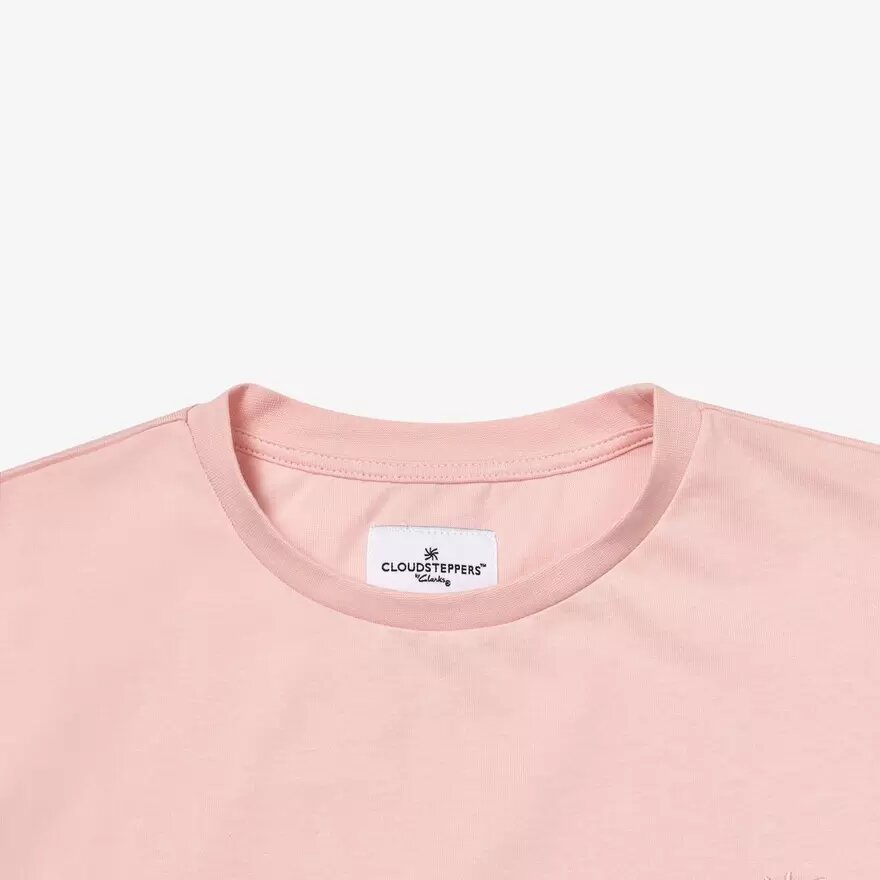 Camiseta Cloudsteppers Core en rosa empolvado Camiseta Cloudsteppers Core en rosa empolvado