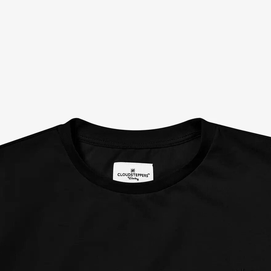 Camiseta Cloudsteppers Core negra Camiseta Cloudsteppers Core negra