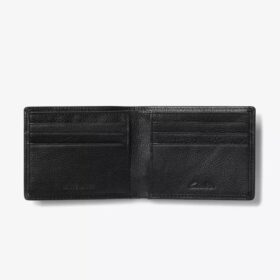Cartera clásica para hombre «Pebble Slimfold», negra, EE. UU.