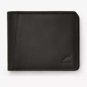 Cartera de pasaporte para hombre «Buff Waxy», negra, EE. UU.
