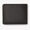 Cartera de pasaporte para hombre «Buff Waxy», negra, EE. UU.