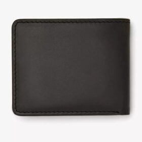 Cartera de pasaporte para hombre «Buff Waxy», negra, EE. UU.