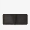 Cartera de pasaporte para hombre «Buff Waxy», negra, EE. UU.