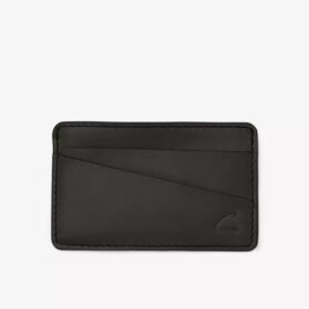 Cartera para tarjetas de hombre «Buff Waxy», negra, EE. UU.
