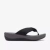 Chanclas Arla Glison para mujer, de tejido negro Cloudsteppers™ Chanclas Arla Glison para mujer, de tejido negro Cloudsteppers™