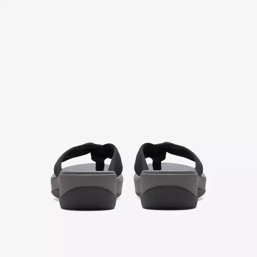 Chanclas Arla Glison para mujer, de tejido negro Cloudsteppers™ Chanclas Arla Glison para mujer, de tejido negro Cloudsteppers™
