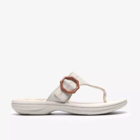 Chanclas Breeze Cove para mujer en color blanco roto