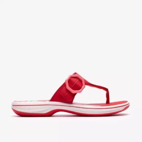 Chanclas Breeze Cove para mujer en rojo amapola