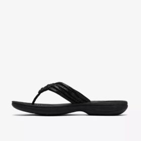 Chanclas Breeze Gem negras para mujer