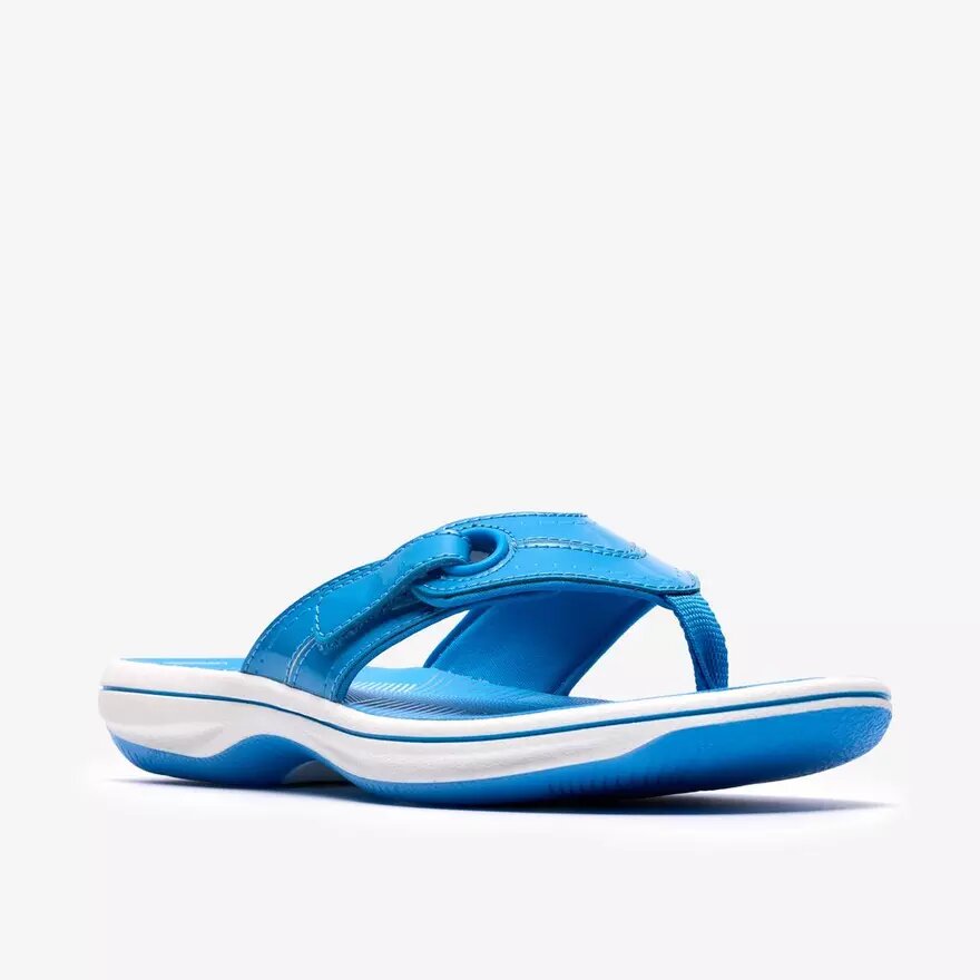 Chanclas Breeze Reyna azul brillante para mujer Chanclas Breeze Reyna azul brillante para mujer