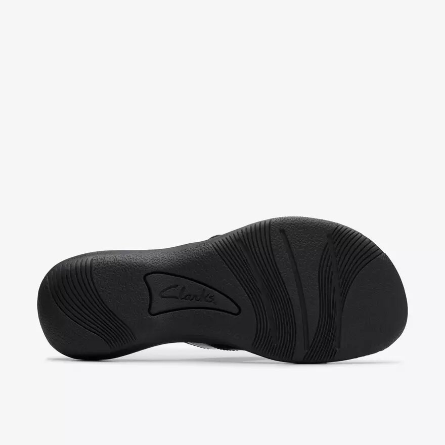 Chanclas Breeze Reyna para mujer, en charol negro, con tecnología Cloudsteppers™ Chanclas Breeze Reyna para mujer, en charol negro, con tecnología Cloudsteppers™