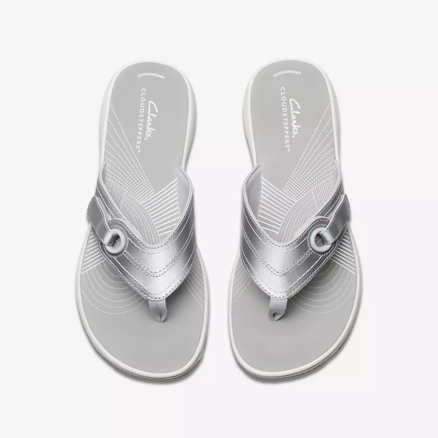 Chanclas Breeze Reyna Silver Cloudsteppers™ para mujer Chanclas Breeze Reyna Silver Cloudsteppers™ para mujer