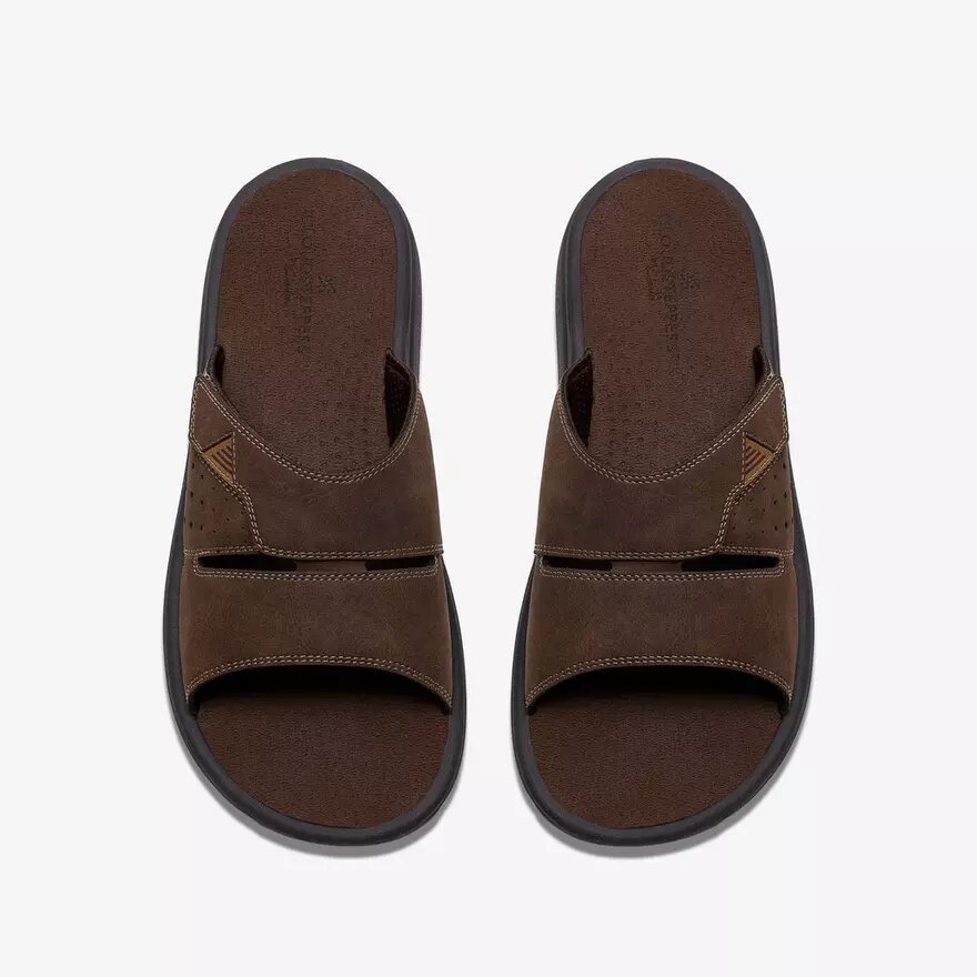Chanclas Breeze Slide para hombre en marrón oscuro | Clark’s Chanclas Breeze Slide para hombre en marrón oscuro | Clark’s