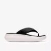 Chanclas Solevana Post negras para mujer
