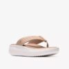 Chanclas Solevana Post para mujer en color arena Chanclas Solevana Post para mujer en color arena